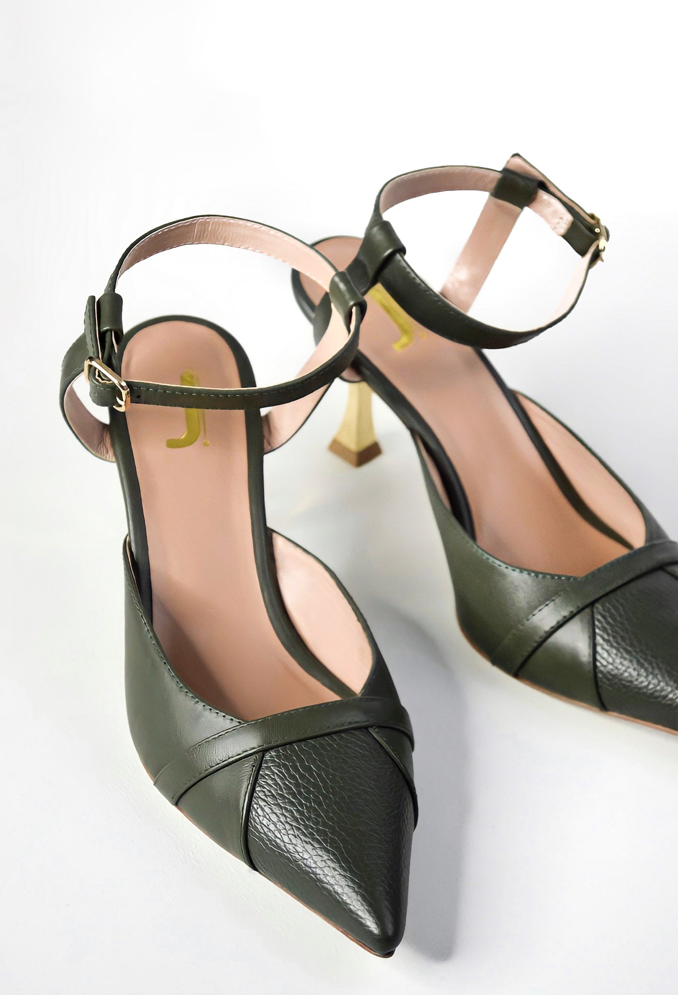 Elegant Olive Shoes | Elegant Women Olive Shoes | jazzy